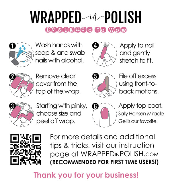 All Checked Out for Fall Nail Polish Wraps