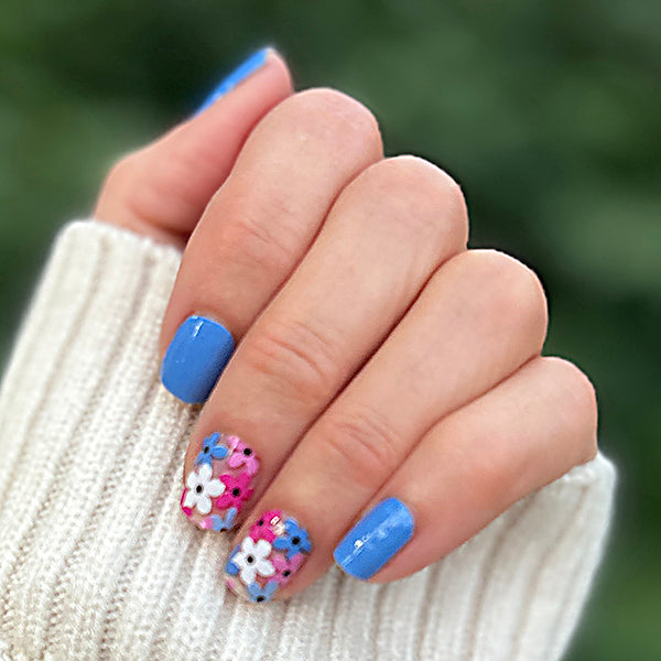 Spring Bouquet Nail Polish Wraps