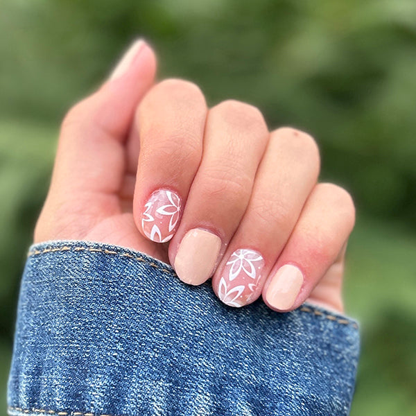 Peach Sunrise Nail Polish Wraps