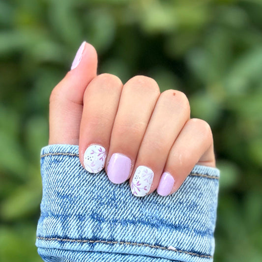 Pink Blossoms Nail Polish Wraps