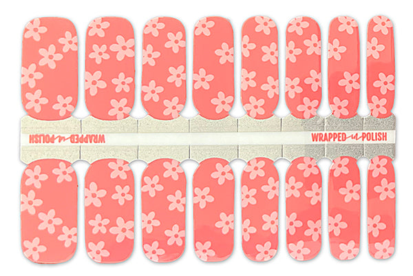 Salmon Meadows Nail Polish Wraps